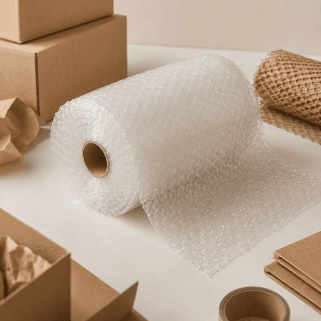 Recycled Bubble Cushion Roll — 12 in × 60 ft roll