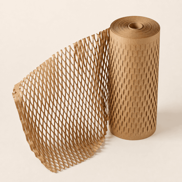 Honeycomb Kraft Wrap Roll — 15 in × 150 ft roll