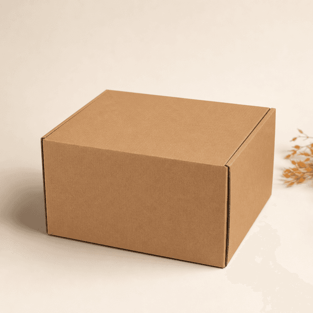 Kraft Mailer Box — Pack of 25 · blank kraft flip-lid